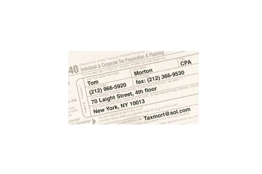 Business Card for accountant