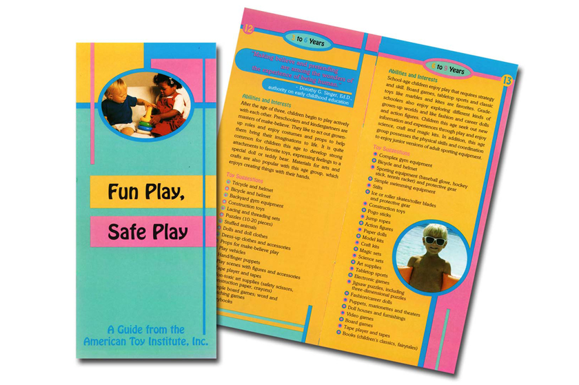 Toy Industry Foundation's Fun Play Safe Play brochure