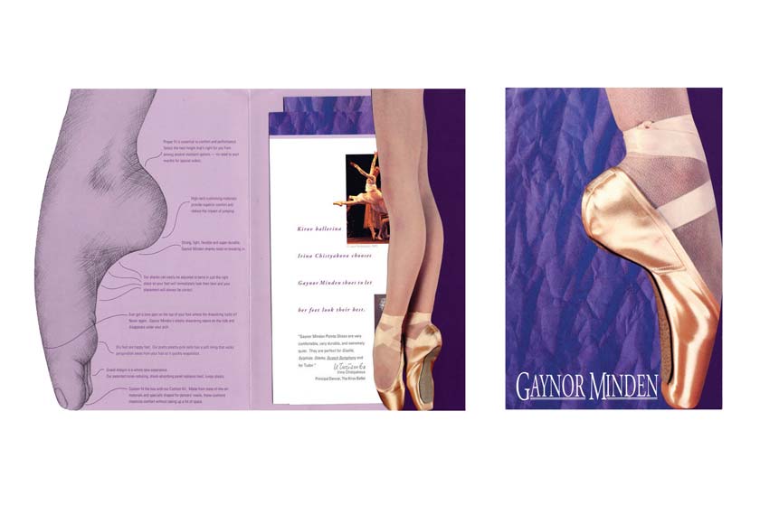 Gaynor Minden's promotional folder