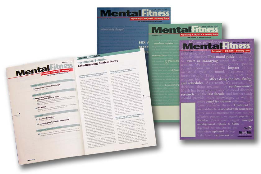 Mental Fitness magazine design