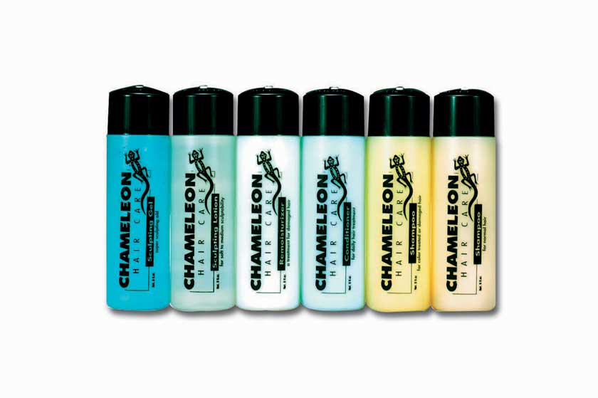 Chameleon Salon packaging & line look